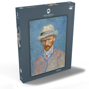 Vincent van Gogh's Self-portrait with a Gray Straw Hat (1887) 200 Puzzle Schachtel Ansicht2
