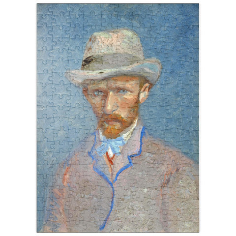 puzzleplate Vincent van Gogh's Self-portrait with a Gray Straw Hat (1887) 200 Puzzle