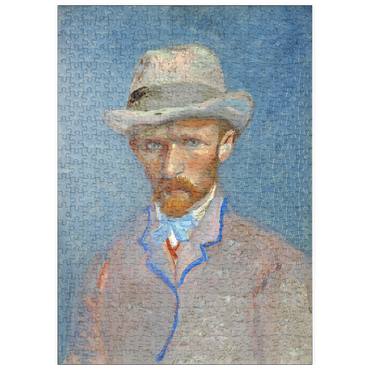 puzzleplate Vincent van Gogh's Self-portrait with a Gray Straw Hat (1887) 500 Puzzle
