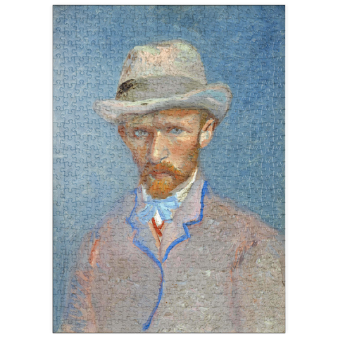 puzzleplate Vincent van Gogh's Self-portrait with a Gray Straw Hat (1887) 500 Puzzle