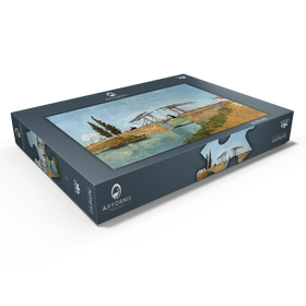 Alternative Darstellung des Puzzle-Motivs Vincent van Gogh's Langlois Bridge at Arles (1888) – Puzzleteile: 1000