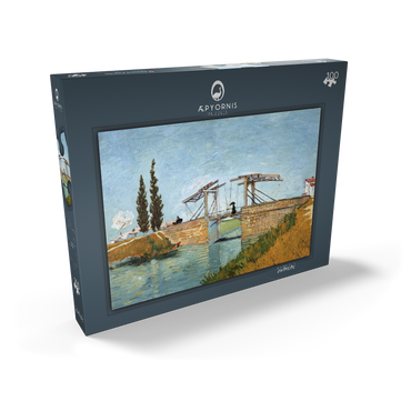 Vincent van Gogh's Langlois Bridge at Arles (1888) 100 Puzzle Schachtel Ansicht2