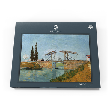 Vincent van Gogh's Langlois Bridge at Arles (1888) 100 Puzzle Schachtel Ansicht3