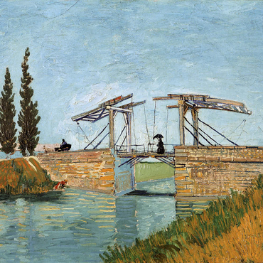 Vincent van Gogh's Langlois Bridge at Arles (1888) 100 Puzzle 3D Modell