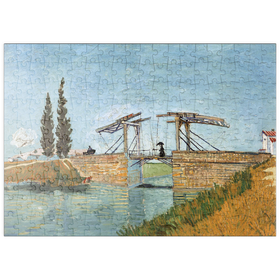 Darstellung des Puzzle-Motivs Vincent van Gogh's Langlois Bridge at Arles (1888) – Puzzleteile: 200