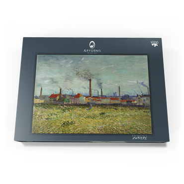 Vincent van Gogh's Factories at Clichy (1887) 1000 Puzzle Schachtel Ansicht3