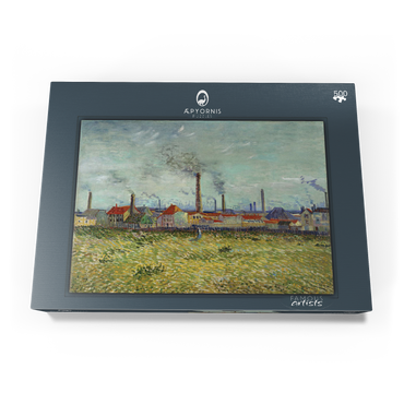 Vincent van Gogh's Factories at Clichy (1887) 500 Puzzle Schachtel Ansicht3