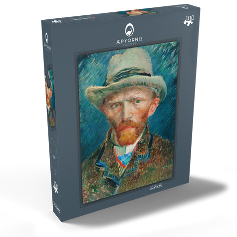 Self-portrait (1887) by Vincent van Gogh 100 Puzzle Schachtel Ansicht2