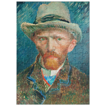 puzzleplate Self-portrait (1887) by Vincent van Gogh 100 Puzzle