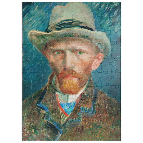 puzzleplate Self-portrait (1887) by Vincent van Gogh 100 Puzzle