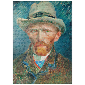 Darstellung des Puzzle-Motivs Self-portrait (1887) by Vincent van Gogh – Puzzleteile: 200