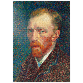 Darstellung des Puzzle-Motivs Self-Portrait (1887) by Vincent van Gogh – Puzzleteile: 1000