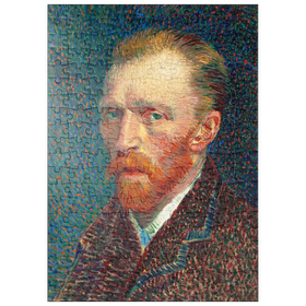 Darstellung des Puzzle-Motivs Self-Portrait (1887) by Vincent van Gogh – Puzzleteile: 200