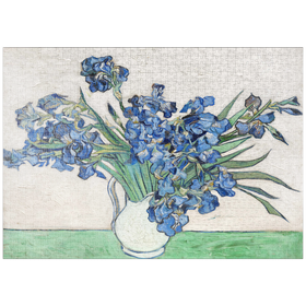 Darstellung des Puzzle-Motivs Irises (1890) by Vincent van Gogh – Puzzleteile: 1000