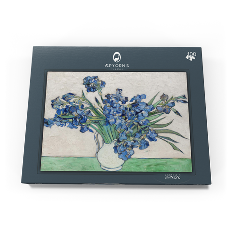 Irises (1890) by Vincent van Gogh 100 Puzzle Schachtel Ansicht3