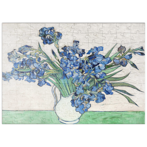 puzzleplate Irises (1890) by Vincent van Gogh 100 Puzzle