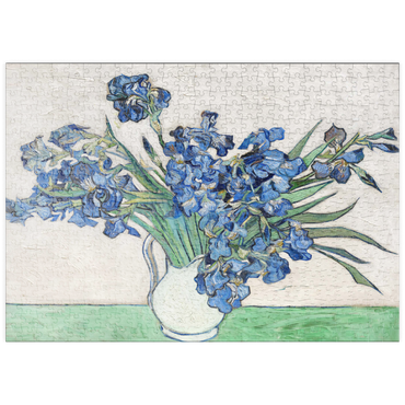 puzzleplate Irises (1890) by Vincent van Gogh 500 Puzzle