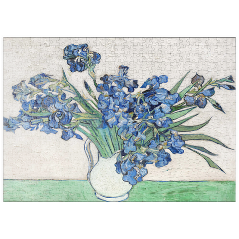 puzzleplate Irises (1890) by Vincent van Gogh 500 Puzzle