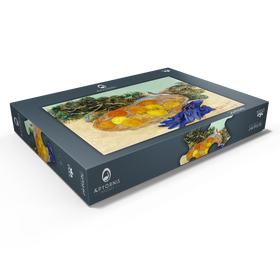 Darstellung des Puzzle Motivs Still Life of Oranges and Lemons with Blue Gloves (1889) by Vincent van Gogh - Puzzleteile: 1000