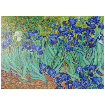 puzzleplate Irises (1889) by Vincent van Gogh 1000 Puzzle