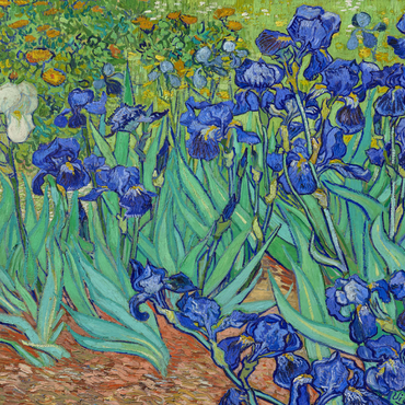 Irises (1889) by Vincent van Gogh 1000 Puzzle 3D Modell