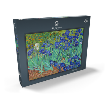 Irises (1889) by Vincent van Gogh 100 Puzzle Schachtel Ansicht2