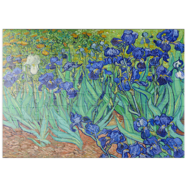 puzzleplate Irises (1889) by Vincent van Gogh 100 Puzzle