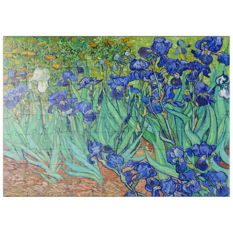 puzzleplate Irises (1889) by Vincent van Gogh 100 Puzzle