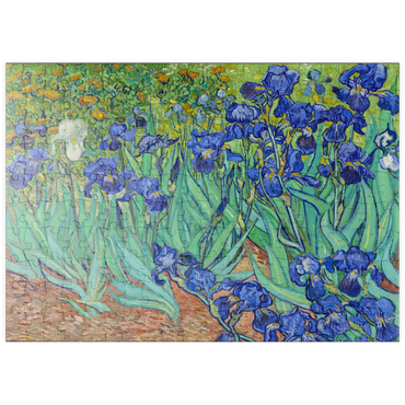 puzzleplate Irises (1889) by Vincent van Gogh 200 Puzzle
