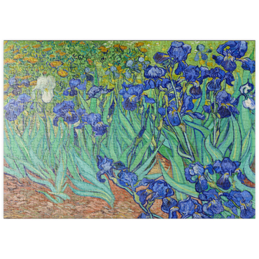 puzzleplate Irises (1889) by Vincent van Gogh 500 Puzzle