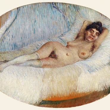 Reclining Nude (Femme nue étendue sur un lit) (1887) by Vincent van Gogh 1000 Puzzle 3D Modell