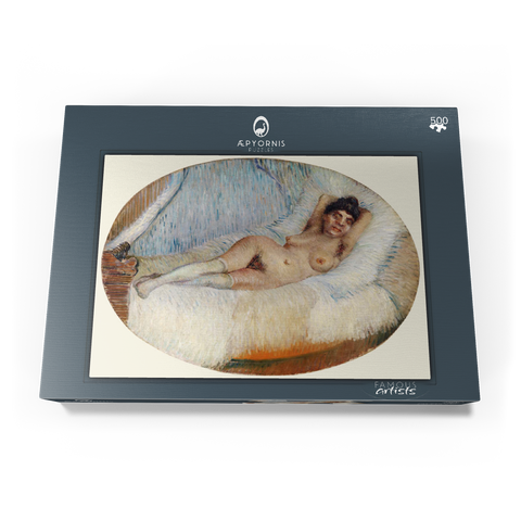 Reclining Nude (Femme nue étendue sur un lit) (1887) by Vincent van Gogh 500 Puzzle Schachtel Ansicht3