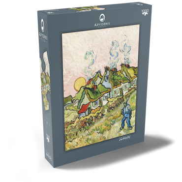 Houses and Figure (1890) by Vincent van Gogh 1000 Puzzle Schachtel Ansicht2
