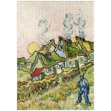 puzzleplate Houses and Figure (1890) by Vincent van Gogh 1000 Puzzle