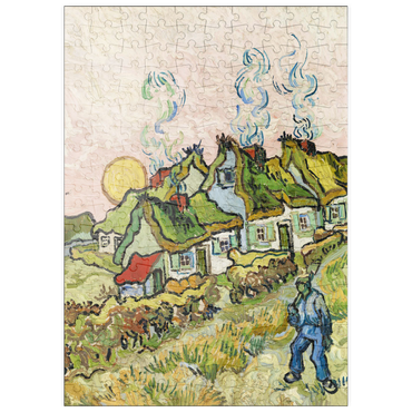 puzzleplate Houses and Figure (1890) by Vincent van Gogh 200 Puzzle