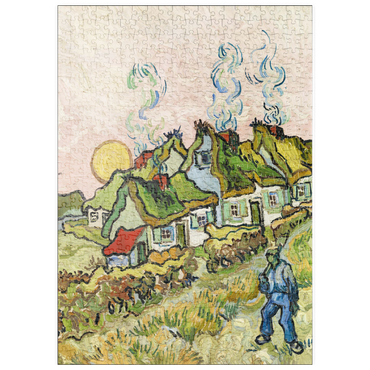 puzzleplate Houses and Figure (1890) by Vincent van Gogh 500 Puzzle