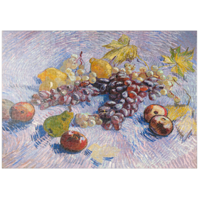 Darstellung des Puzzle-Motivs Grapes, Lemons, Pears, and Apples (1887) by Vincent van Gogh – Puzzleteile: 1000