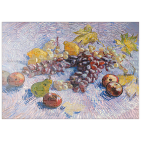 Darstellung des Puzzle Motivs Grapes, Lemons, Pears, and Apples (1887) by Vincent van Gogh - Puzzleteile: 100