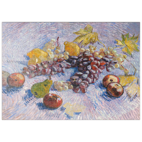 Darstellung des Puzzle Motivs Grapes, Lemons, Pears, and Apples (1887) by Vincent van Gogh - Puzzleteile: 500