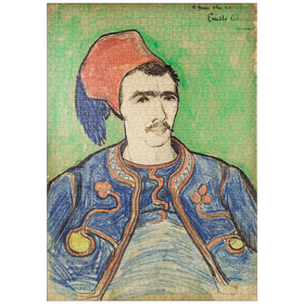 Darstellung des Puzzle-Motivs The Zouave (1888) by Vincent van Gogh – Puzzleteile: 1000