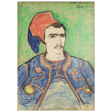 puzzleplate The Zouave (1888) by Vincent van Gogh 100 Puzzle