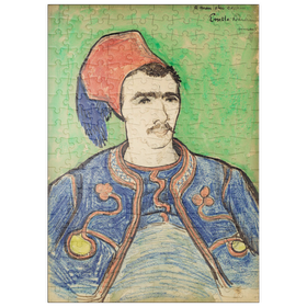 Darstellung des Puzzle-Motivs The Zouave (1888) by Vincent van Gogh – Puzzleteile: 200