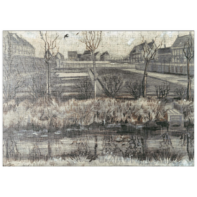 Darstellung des Puzzle Motivs Nursery on Schenkweg (1882) by Vincent van Gogh - Puzzleteile: 500