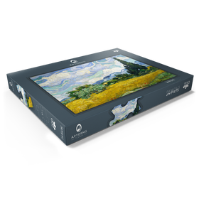 Alternative Darstellung des Puzzle-Motivs Wheat Field with Cypresses (1889) by Vincent van Gogh – Puzzleteile: 200