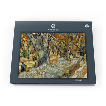The Large Plane Trees (Road Menders at Saint-Rémy) (1889) by Vincent van Gogh 100 Puzzle Schachtel Ansicht3
