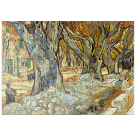Darstellung des Puzzle-Motivs The Large Plane Trees (Road Menders at Saint-Rémy) (1889) by Vincent van Gogh – Puzzleteile: 200