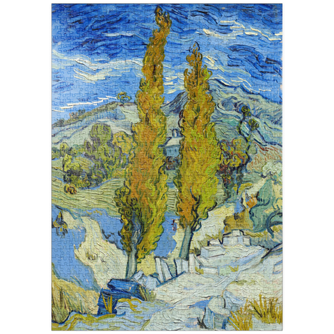 puzzleplate The Poplars at Saint-Rémy (1889) by Vincent van Gogh 1000 Puzzle