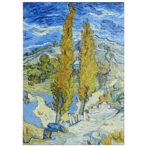 puzzleplate The Poplars at Saint-Rémy (1889) by Vincent van Gogh 100 Puzzle