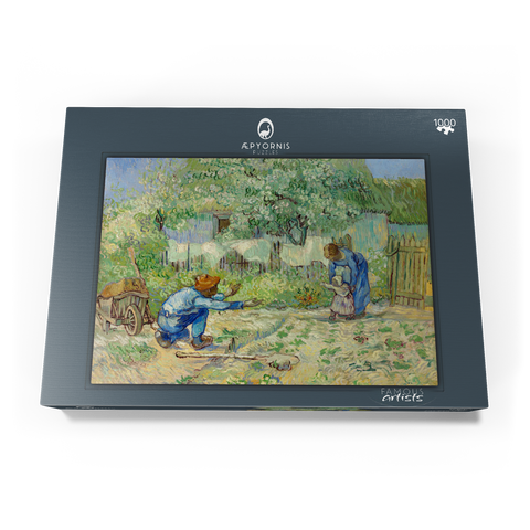 First Steps, after Millet (1890) by Vincent van Gogh 1000 Puzzle Schachtel Ansicht3