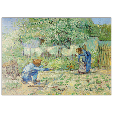 puzzleplate First Steps, after Millet (1890) by Vincent van Gogh 100 Puzzle